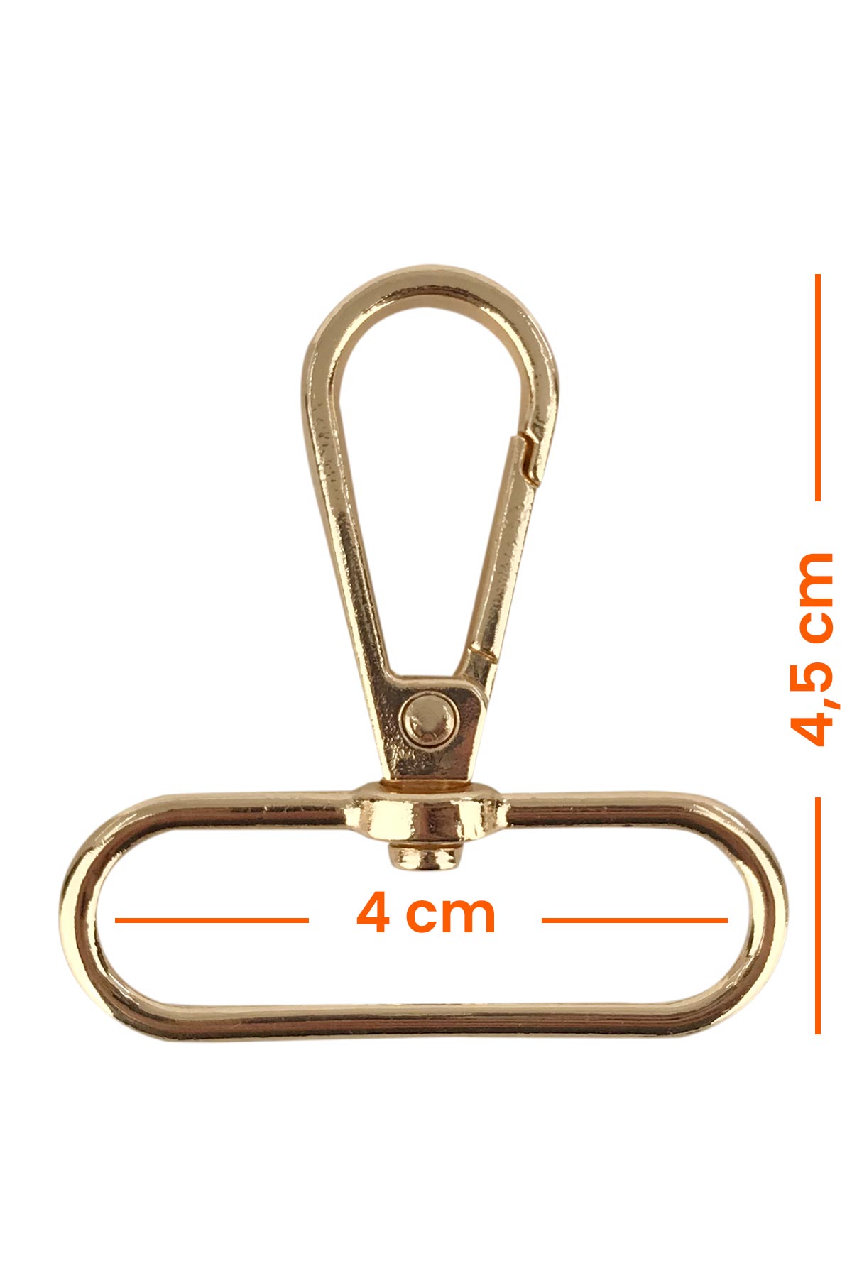 Likya Çanta Yay Kanca 4 Cm - Thumbnail