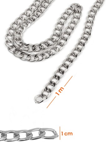 LİKYA HOBİ - Likya Çanta Zinciri Aparatsız 1 Metre