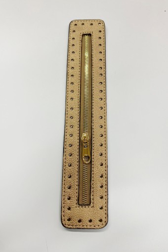 LİKYA HOBİ - Likya Derili Fermuar Salpalı 30x5 Cm