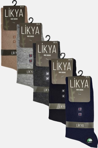 LİKYA ÇORAP - Likya Erkek Bambu Soket Çorap - Desenli LİKYA ÇORAP - Likya Erkek Bambu Soket Çorap - Desenli