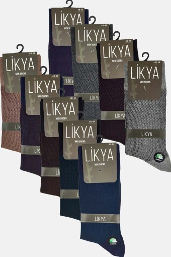 LİKYA ÇORAP - Likya Erkek Bambu Soket Çorap - Desenli LİKYA ÇORAP - Likya Erkek Bambu Soket Çorap - Desenli