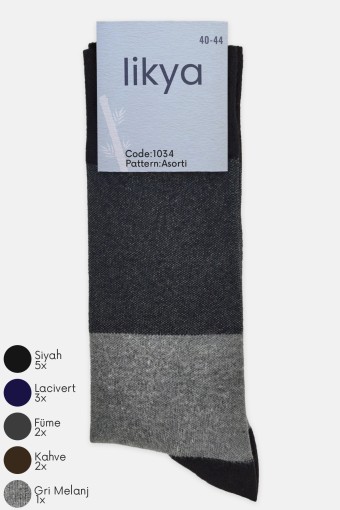 LİKYA ÇORAP - Likya Erkek Bambu Soket Çorap - Desenli LİKYA ÇORAP - Likya Erkek Bambu Soket Çorap - Desenli