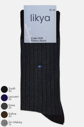 LİKYA ÇORAP - Likya Erkek Bambu Soket Çorap - Desenli LİKYA ÇORAP - Likya Erkek Bambu Soket Çorap - Desenli