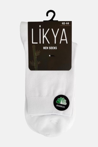 LİKYA ÇORAP - Likya Erkek Yarım Konç Çorap Düz Dikişsiz Bambu (1) LİKYA ÇORAP - Likya Erkek Yarım Konç Çorap Düz Dikişsiz Bambu (1)
