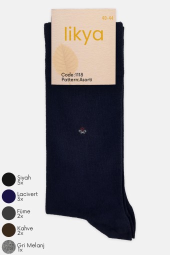 LİKYA ÇORAP - Likya Erkek Modal Soket Çorap - Desenli LİKYA ÇORAP - Likya Erkek Modal Soket Çorap - Desenli
