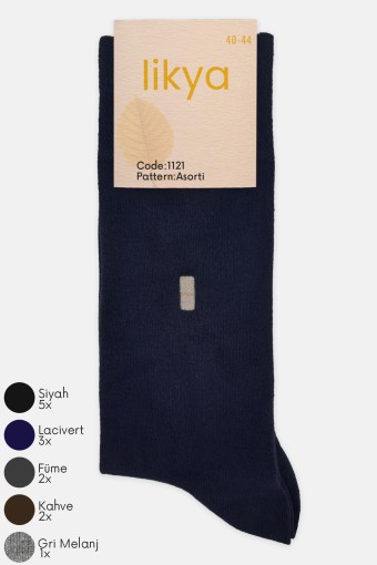 LİKYA ÇORAP - Likya Erkek Modal Soket Çorap - Desenli LİKYA ÇORAP - Likya Erkek Modal Soket Çorap - Desenli