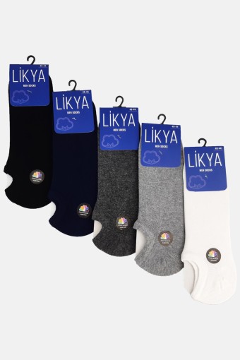 LİKYA ÇORAP - Likya Erkek Pamuklu Sneaker Çorap - Düz LİKYA ÇORAP - Likya Erkek Pamuklu Sneaker Çorap - Düz
