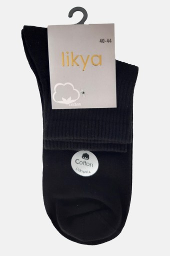 LİKYA ÇORAP - Likya Erkek Yarım Konç Tenis Çorabı Pamuklu Düz LİKYA ÇORAP - Likya Erkek Yarım Konç Tenis Çorabı Pamuklu Düz