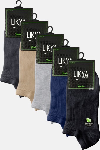 LİKYA ÇORAP - Likya Erkek Patik Çorap Bambu (1) LİKYA ÇORAP - Likya Erkek Patik Çorap Bambu (1)