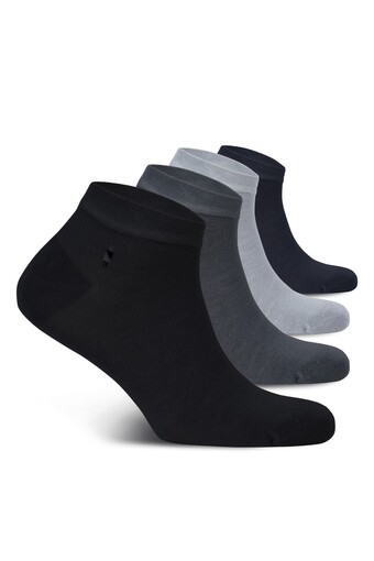 LİKYA ÇORAP - Likya Erkek Patik Çorap Desen 1 Bambu (1)