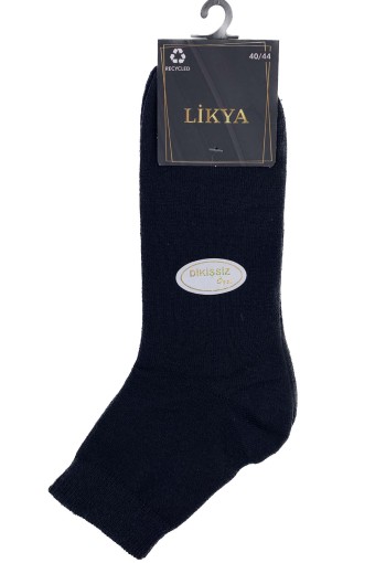 LİKYA ÇORAP - Likya Erkek Pamuklu Yarım Konç Çorap - Düz (1) LİKYA ÇORAP - Likya Erkek Pamuklu Yarım Konç Çorap - Düz (1)