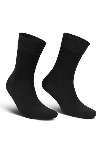 LİKYA ÇORAP - Likya Erkek Çorap Soket Diyabetik Lastiksiz Bambu Düz (1)