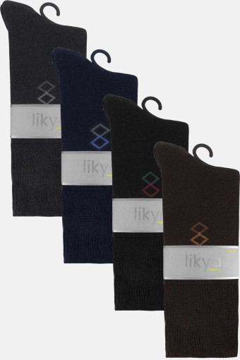 LİKYA ÇORAP - Likya Erkek Soket Çorap Havlu Pamuklu Arma Comfort (1)