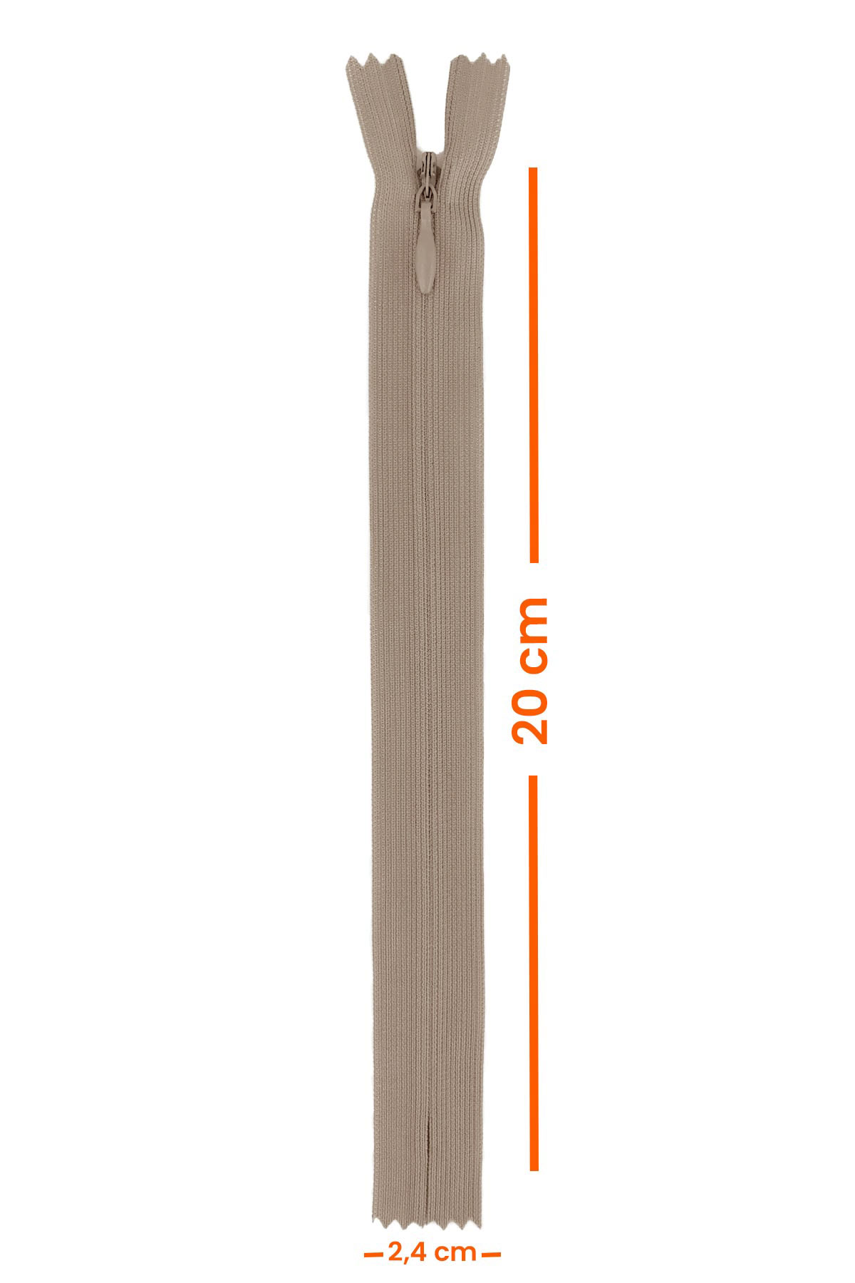 Likya Gizli Fermuar 20 Cm - Thumbnail