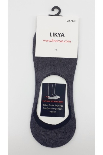 LİKYA ÇORAP - Likya Kadın Bambu Silikonlu Dikişsiz Babet Çorap - Düz (1) LİKYA ÇORAP - Likya Kadın Bambu Silikonlu Dikişsiz Babet Çorap - Düz (1)