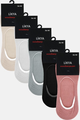 LİKYA ÇORAP - Likya Kadın Babet Çorap Penye Silikonlu Dikişsiz (1) LİKYA ÇORAP - Likya Kadın Babet Çorap Penye Silikonlu Dikişsiz (1)