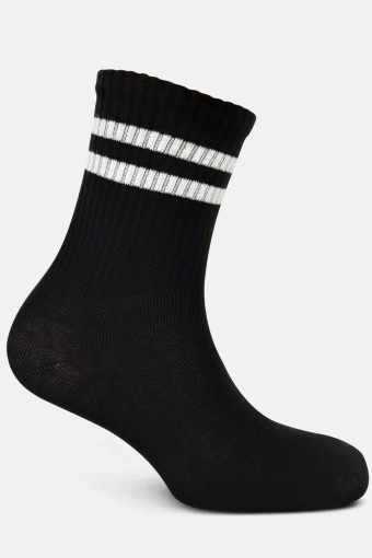 LİKYA ÇORAP - Likya Kadın Pamuklu Soket Tenis Çorabı - Çizgili (1) LİKYA ÇORAP - Likya Kadın Pamuklu Soket Tenis Çorabı - Çizgili (1)