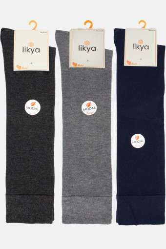 LİKYA ÇORAP - Likya Kadın Diz Altı Çorap Modal (1) LİKYA ÇORAP - Likya Kadın Diz Altı Çorap Modal (1)