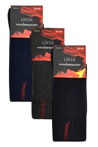 LİKYA ÇORAP - Likya Kadın Düz Penye Termal Soket Çorap (1) LİKYA ÇORAP - Likya Kadın Düz Penye Termal Soket Çorap (1)