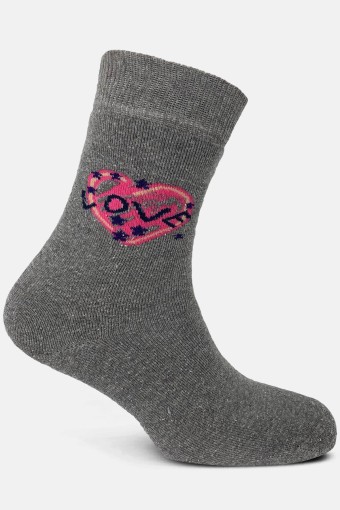 LİKYA ÇORAP - Likya Kadın Havlu Soket Çorap Pamuklu Desenli LİKYA ÇORAP - Likya Kadın Havlu Soket Çorap Pamuklu Desenli