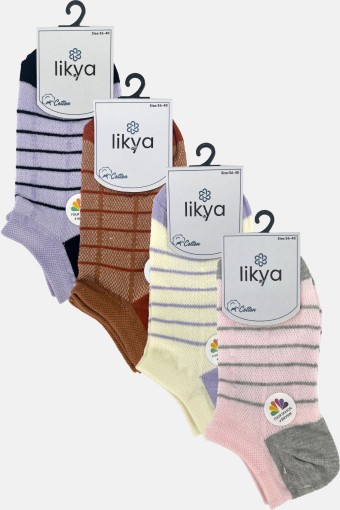 LİKYA ÇORAP - Likya Kadın Patik Çorap Pamuklu (1)