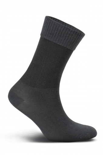 LİKYA ÇORAP - Likya Kadın Bambu Diyabetik Soket Çorap - Düz