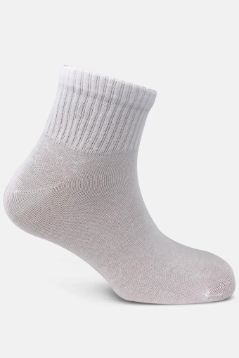 LİKYA ÇORAP - Likya Kadın Yarım Konç Tenis Çorabı Pamuklu Düz