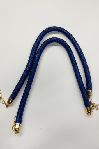 LİKYA HOBİ - Likya Örgülü El Çanta Sapı Deri Düz Çiftli