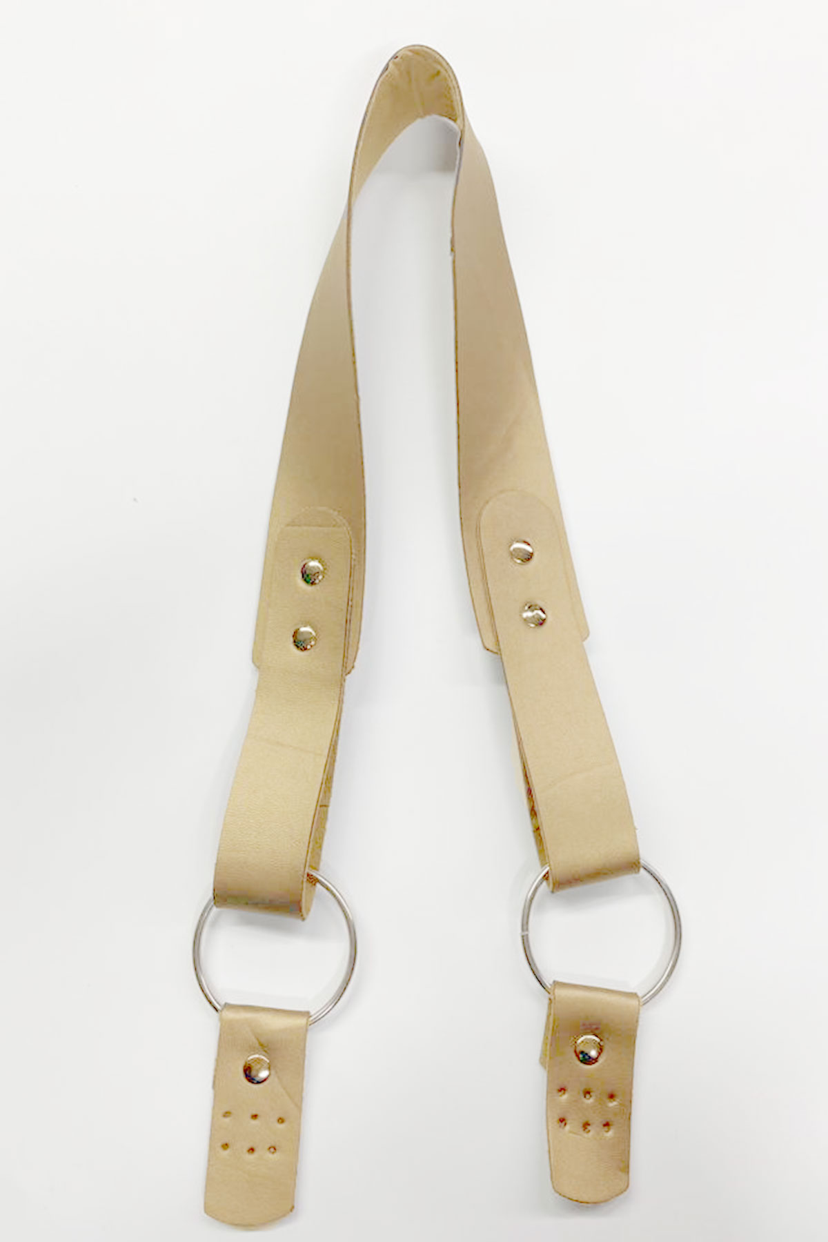 Likya Paris Sap Çanta Sapı Düz Toz Deri - Thumbnail