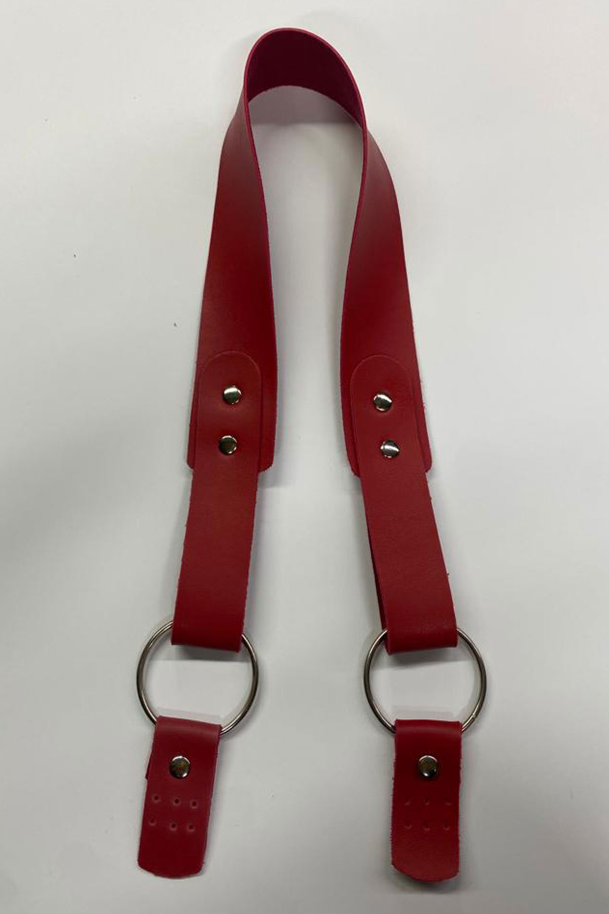 Likya Paris Sap Çanta Sapı Düz Toz Deri - Thumbnail