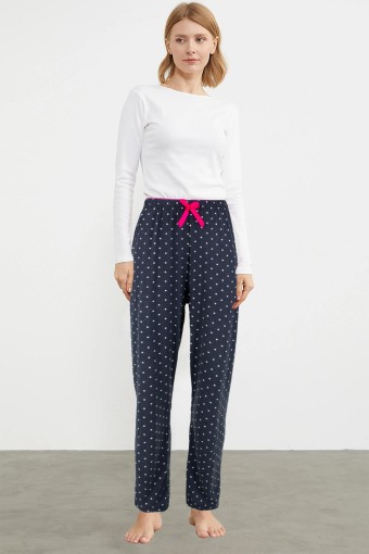 LINDROS - Lindros Kadın Tek Alt Pijama Milan - Antrasit