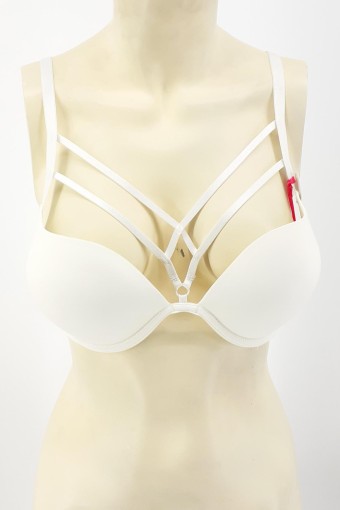 CLARA - Line Kadın Destekli Sütyen Duble Dolgulu İpli - Ekru