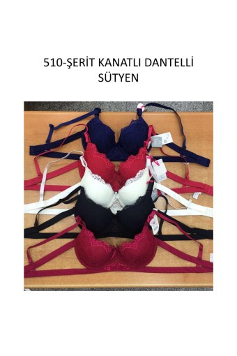 CLARA - Line Kadın Straplez Sütyen Arka Dantelli - Krem