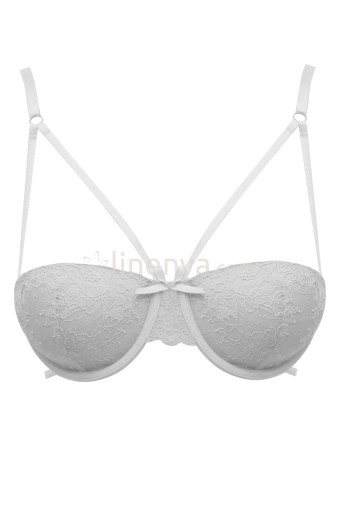 CLARA - Line Kadın Sütyen Straplez İpli - Krem