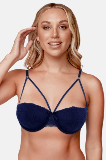 CLARA - Line Kadın Sütyen Straplez İpli - Lacivert