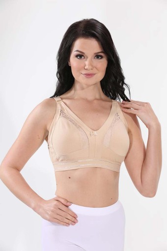 LİZA - Liza Kadın Dantel Detaylı Altı Bantlı Toparlayıcı Sütyen