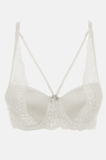 LİZA - Liza Kadın Dantelli Çapraz Destekli Sütyen - Siyah (1)