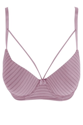 LİZA - Liza Kadın Destekli Jakarlı Çapraz Askılı Sütyen - Krem (1)