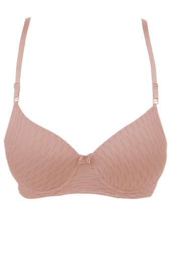 LİZA - Liza Kadın Destekli Jakarlı Sütyen - Somon