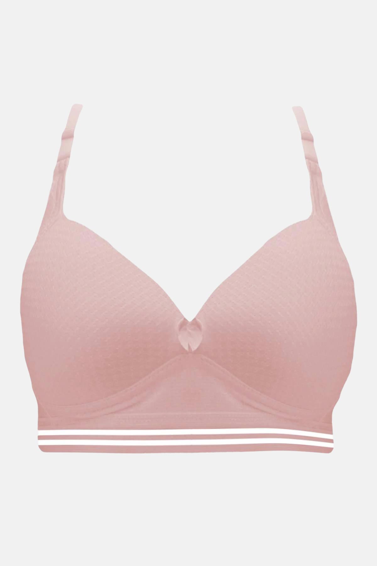 Liza Kadın Desteksiz Balensiz Sütyen - Mürdüm - Thumbnail