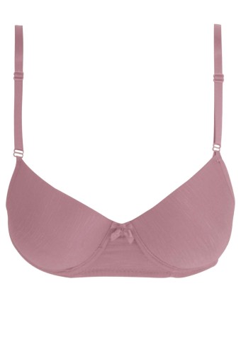 LİZA - Liza Kadın Jakarlı Destekli Telli Sütyen - Gülkurusu