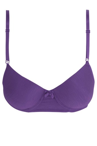 LİZA - Liza Kadın Jakarlı Destekli Telli Sütyen - Mor