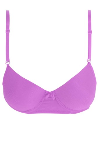LİZA - Liza Kadın Jakarlı Desteksiz Telli Sütyen - Pembe