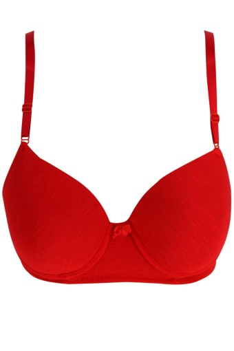LİZA - Liza Kadın Telli C Kap İçi Boş Sütyen - Kırmızı