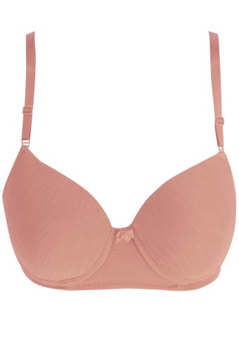 LİZA - Liza Kadın Telli C Kap İçi Boş Sütyen - Somon