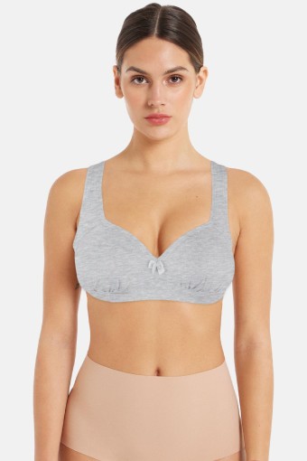 LİZA - Liza Kadın Telsiz Toparlayıcı Sütyen - Gri