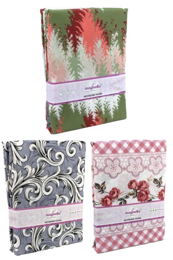 MAGNOLİA - Magnolia Düğmeli Çift Kişilik Nevresim Takımı