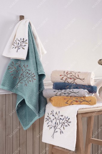 MARİBOR - Maribor El Yüz Havlusu Amor Bambu 3D Nakışlı 50x90