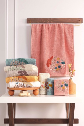 MARİBOR - Maribor El Yüz Havlusu Bonita Bambu 3D Nakışlı 50x90 (1)