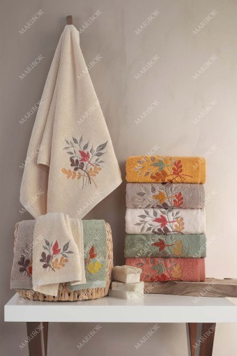 MARİBOR - Maribor El Yüz Havlusu Latica Bambu 3D Nakışlı 50x90 (1)